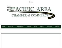 Tablet Screenshot of pacificchamber.com